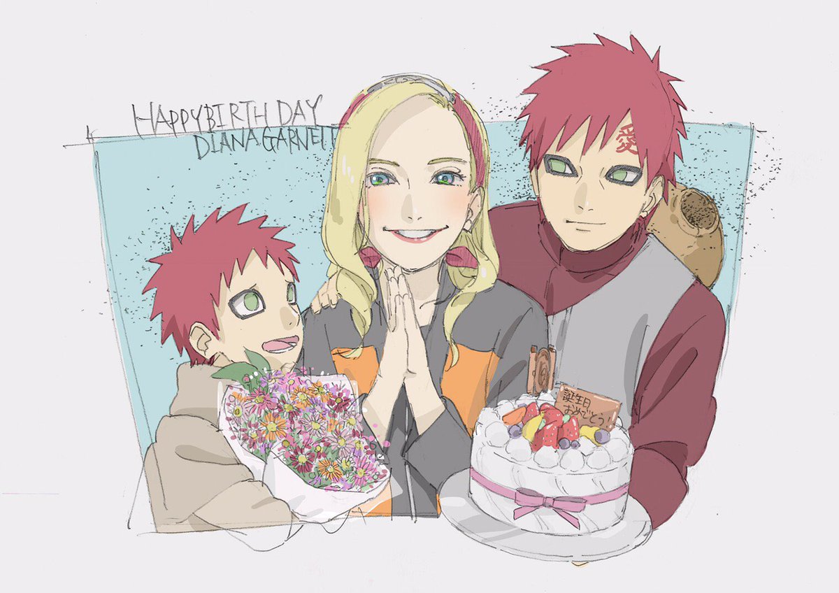 ダイアナ ガーネット Diana Garnet I Received An Amazing Birthday Gift From A Friend I M Now Forever Happily Surrounded By All The Gaara 3 Naruto Gaara 我愛羅 ナルト ナルト疾風伝 T Co Yp4tla0boo