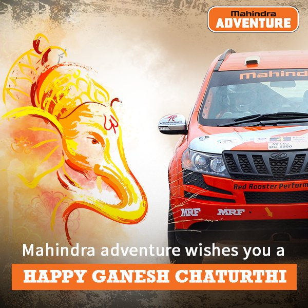 May lord Ganesha shower you with strength and vigour to take on thrill and adventure. #GaneshChaturthi