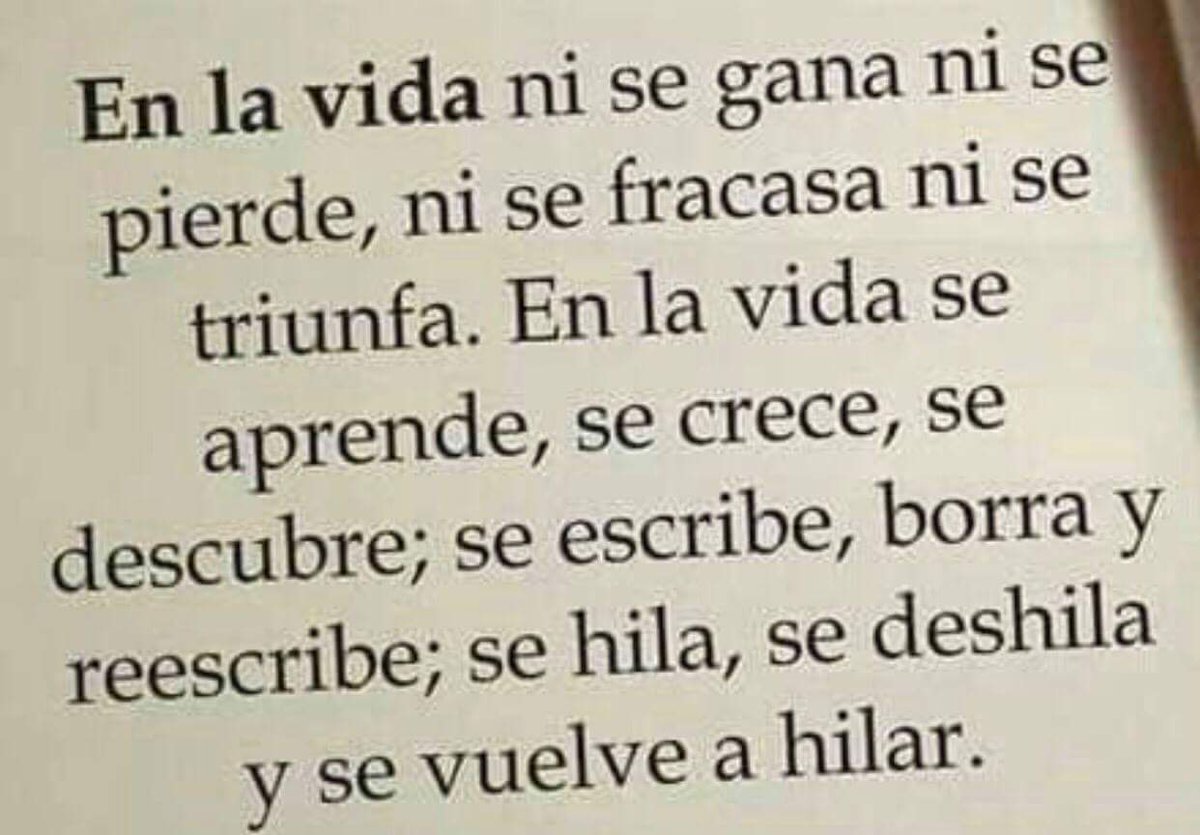 RujanusB's tweet image. En la vida ni se gana ni se pierde, ni se fracasa ni se triunfa...

#letras #pureknowledge #aprendizaje