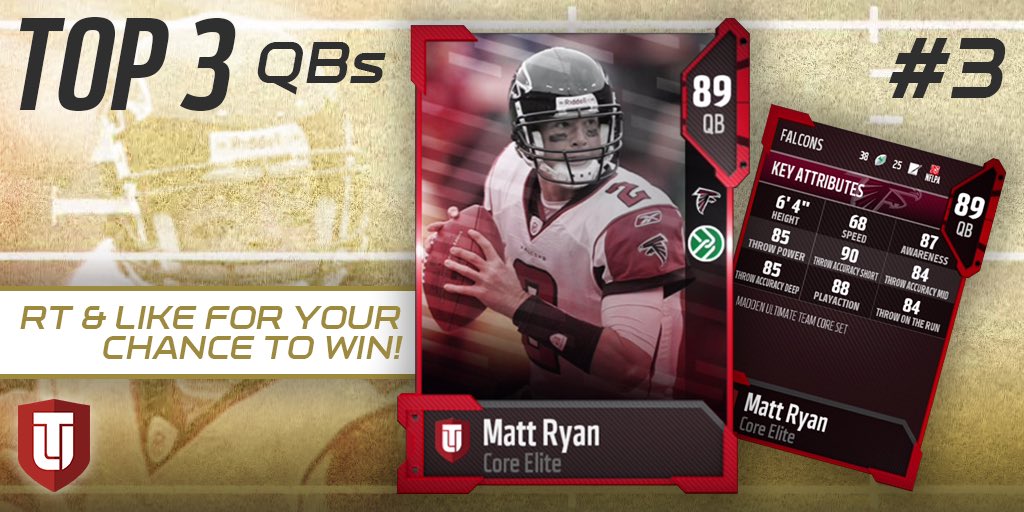 EASPORTS_MUT's tweet image. #Top3Giveaway #Madden18