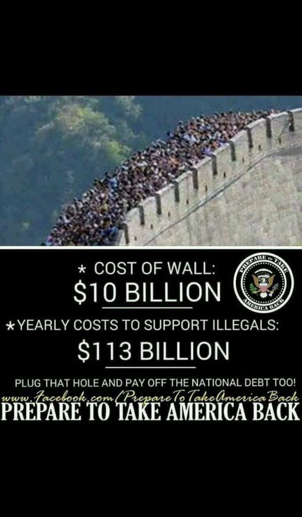TXluvsnoBSTrump's tweet photo. Tell me again U can't afford the wall!!! @SpeakerRyan @pryan @SenateMajLdr @HouseGOP @SenateGOP #GETitFUNDED OR Else! https://t.co/jJpSM5slnq