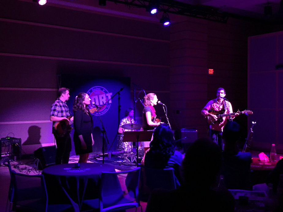 Wooden Dinosaur in Studio One at VPR. https://t.co/RJvxitSWh1