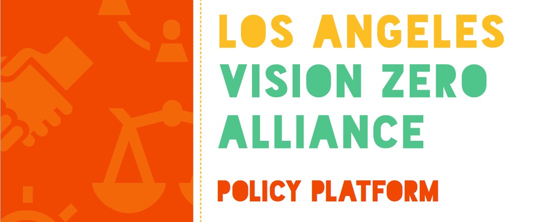 Today we release our #VisionZeroLA policy platform, recommendations to the City as we mark VZ LA's 2nd anniversary bit.ly/2wJXm9u