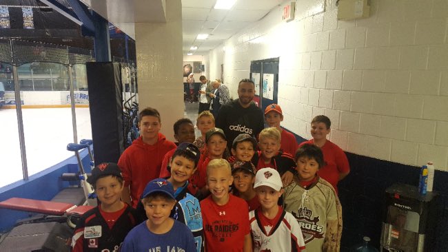 koollavigne's tweet photo. @66jhosang You made these boys day! They had a great time watching at #CAMP @BioSteelSports #iceraiders 🏒 #scarbTO https://t.co/Q8LvcvxXtf