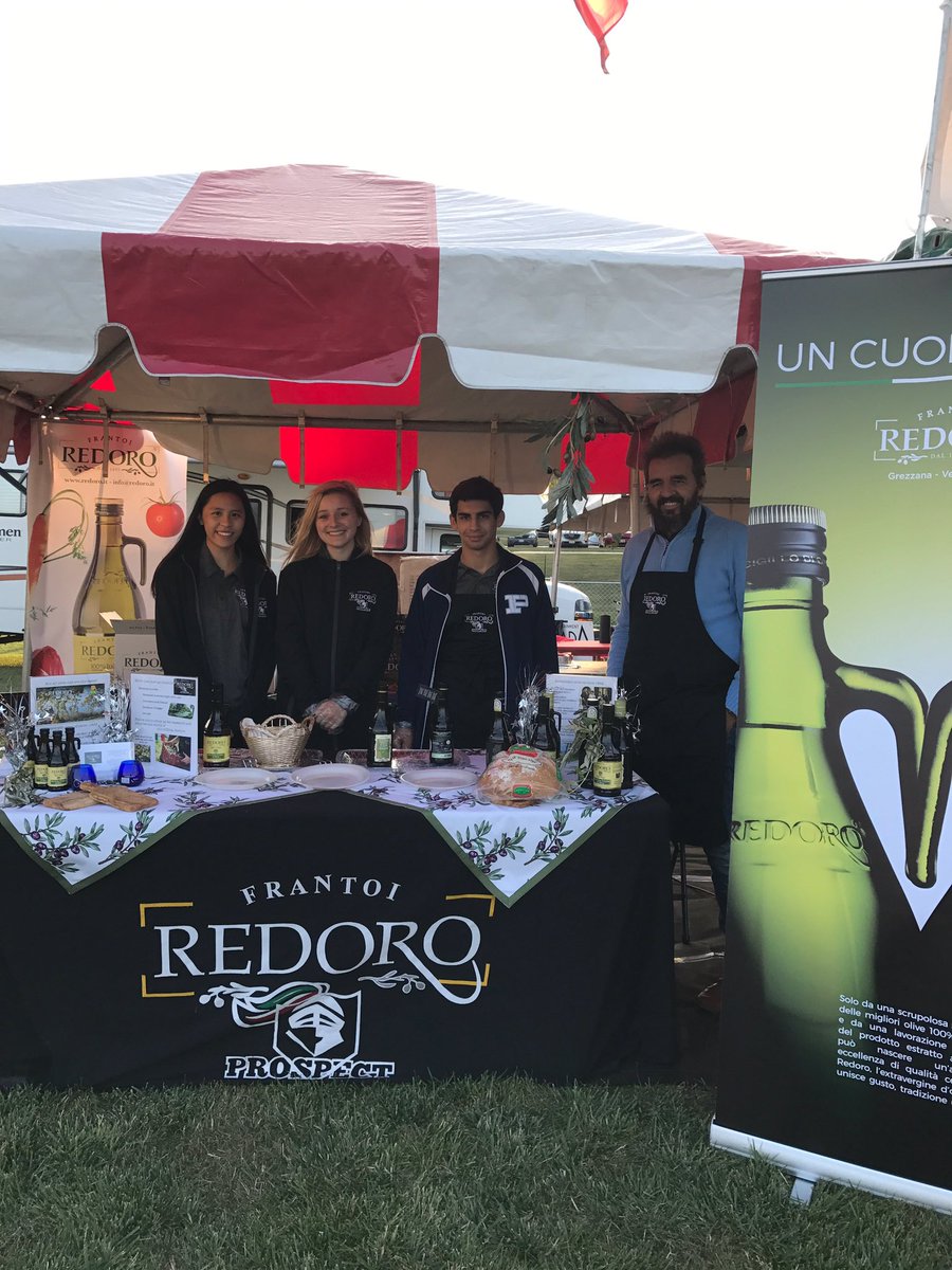 Redoro_prospect's tweet photo. Day 1 is today! Stop by and taste test our olive oils at the Redoro tent! @APProf @Redoro_VR @District214 @KnightsofPHS https://t.co/quSpOBwldo