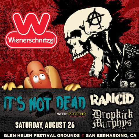 itsnotdeadfest_'s tweet photo. @wienerschnitzel x It's Not Dead Fest
🌭 stop by their stand for a free sample

#wienerschnitzel #hotdog #hotdogs #itsnotdeadfest #punkrock https://t.co/aPF14Weq7r