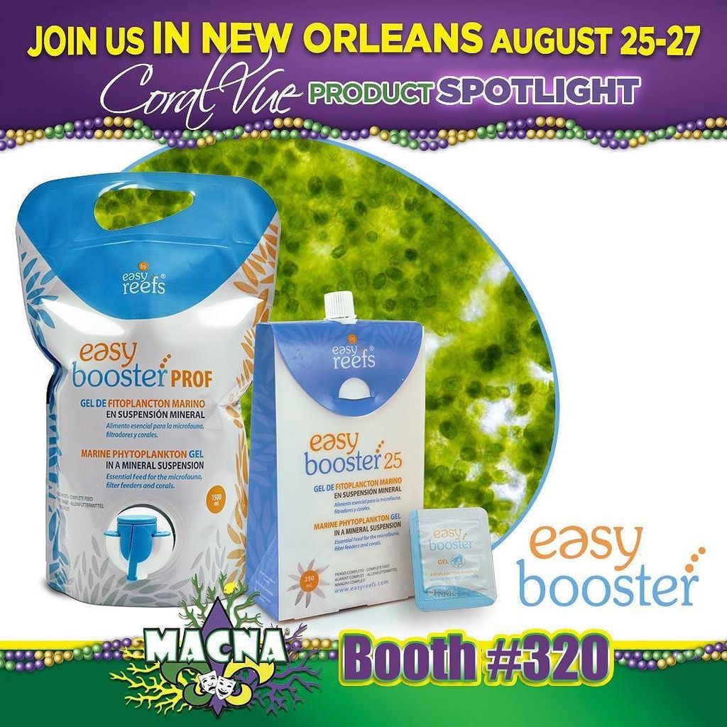 CoralVue's tweet photo. EasyReefs Marine Phytoplankton Gel. Innovative mineral suspension. Come talk to us at MACNA and check it out. #coralvue #macna #easyreefs @… https://t.co/En9EBAeytT