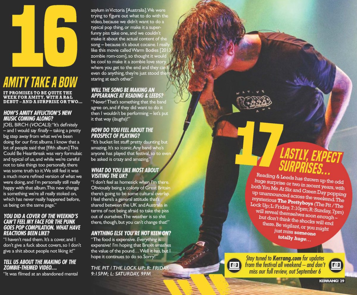 The Amity Affliction tweet media