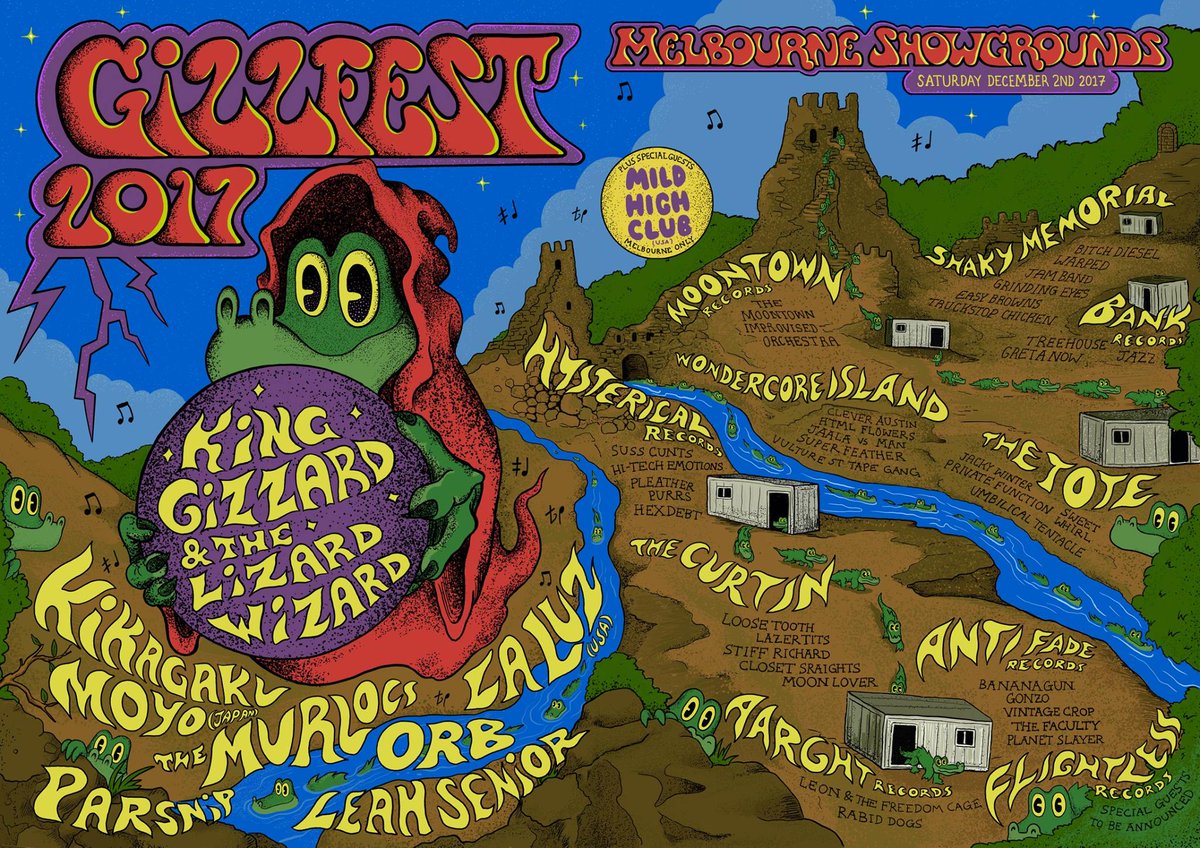 theres so many bands on this gizzfest lineup my head hurts @kinggizzardband