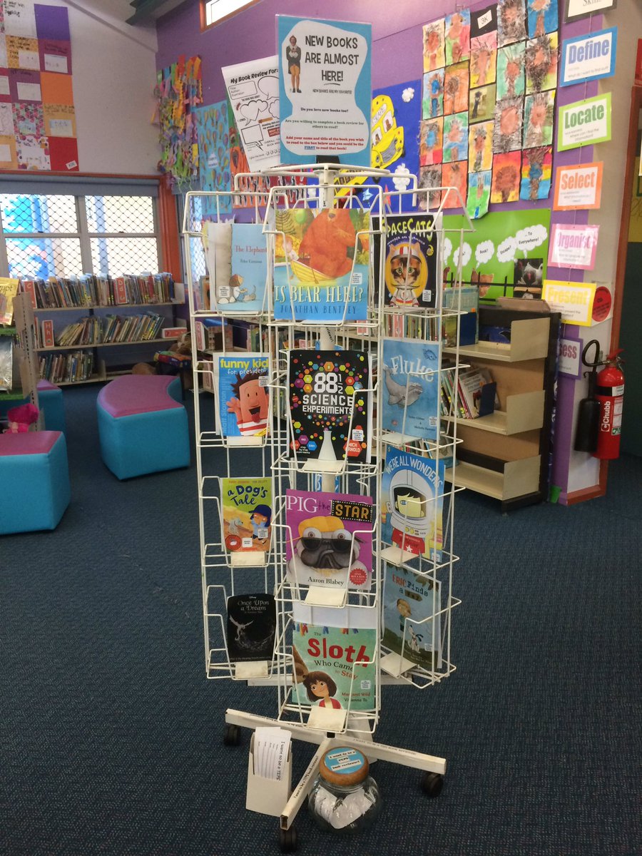 TeachingMissE's tweet photo. Coming soon book display #anticipate #love2read #bookreview #TEPSLibrary https://t.co/7NZpc7Okr6