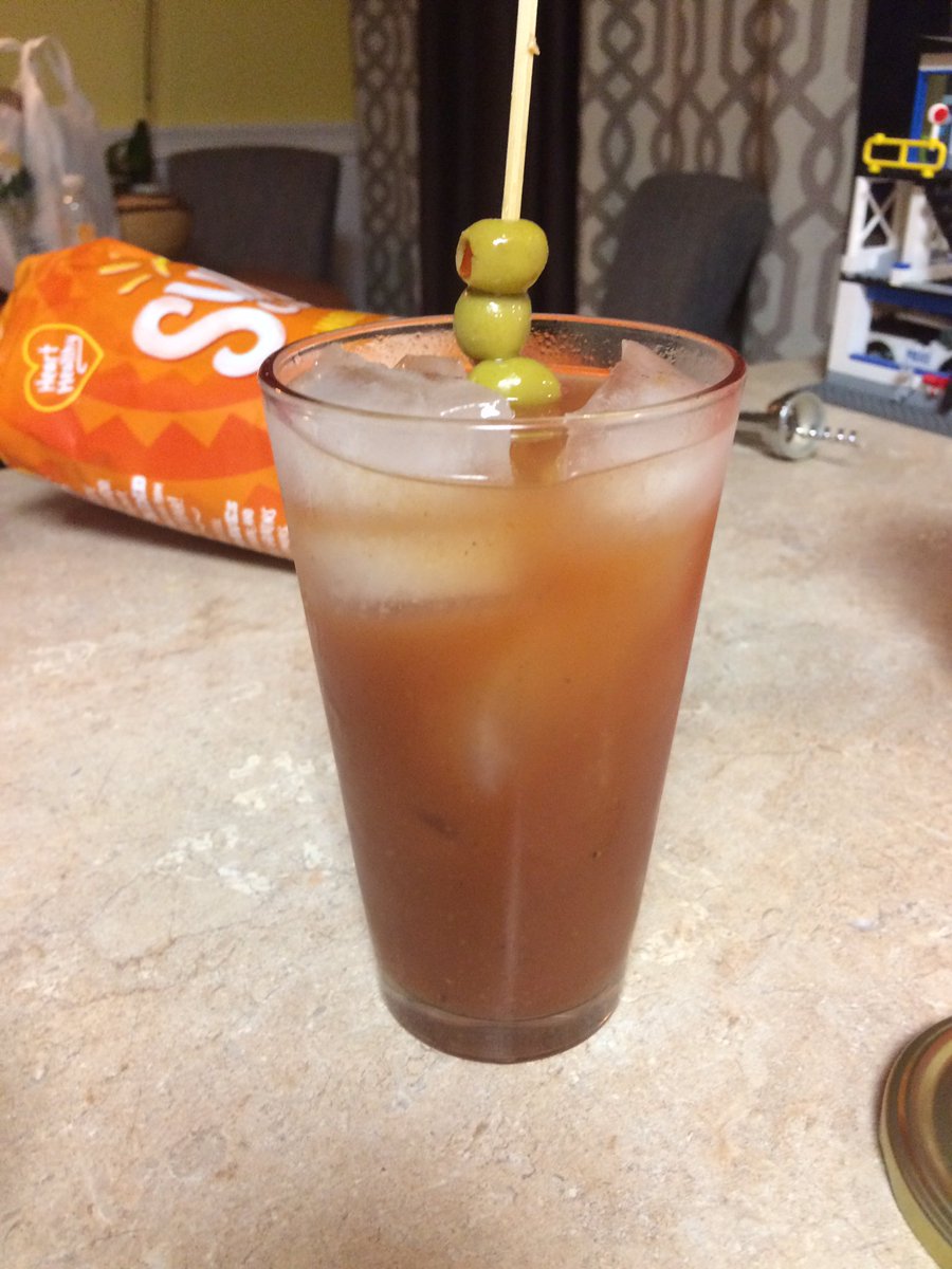 DeanRem14's tweet image. Took a picture of my Bloody Mary, why is it floating? #hellmary