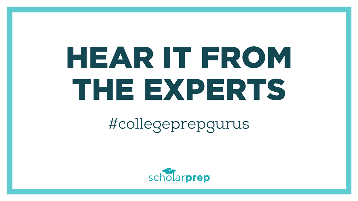 COMING SOON! Expert advice from #collegeprepgurus 

Tune in to our FB page every Wednesday buff.ly/2wCHxlT