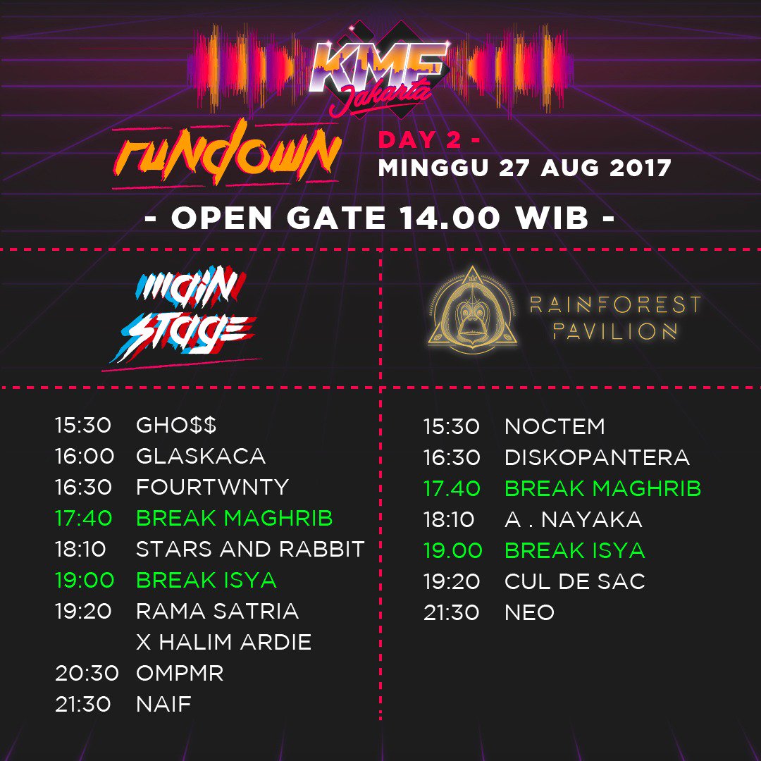 SeputarEvent's tweet photo. Sebelum besok KEPENCET, cek dulu rundown-nya #SalamKepencet #kmf #kepencetmusicfestival #gudangsarinah #kepencetmusicfest #sindhenapp https://t.co/T3WvvdVxEK