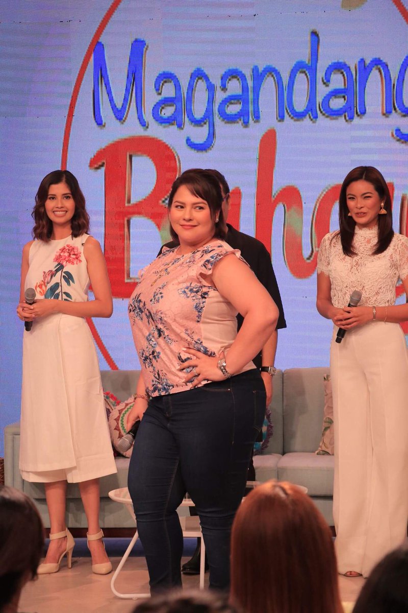 _MagandangBuhay's tweet photo. How to walk and pose like a true beauty queen ituturo ni Jonas Gaffud sa momshies 💛 #MBAgosToSuccess https://t.co/CEyGz3eJCw
