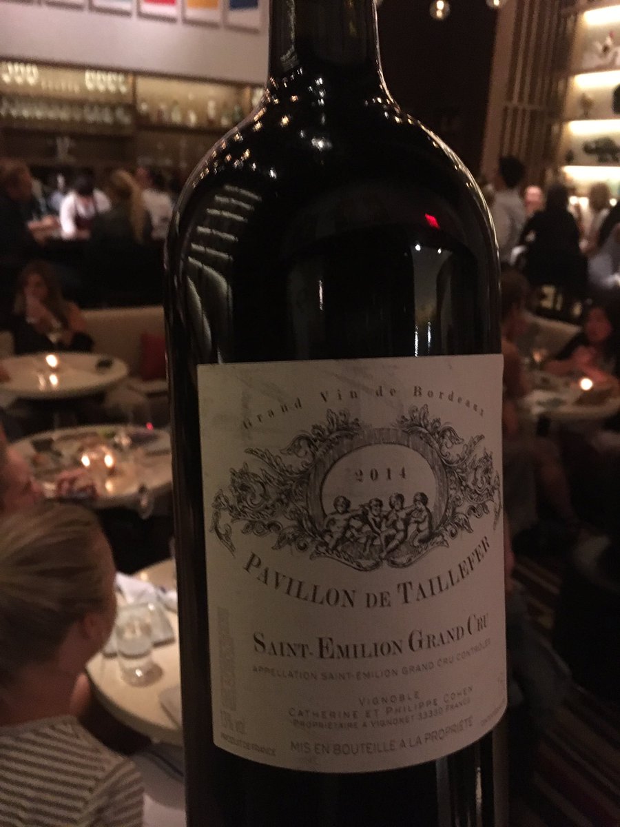 sohmbar's tweet photo. Saint-Emilion Grand Cru, Pavillon de Taillefer 2014 is ready to taste, delicate Merlot/Cab authentic to it's terroir #9pmpour #bordeaux https://t.co/6IH5Sblp9g