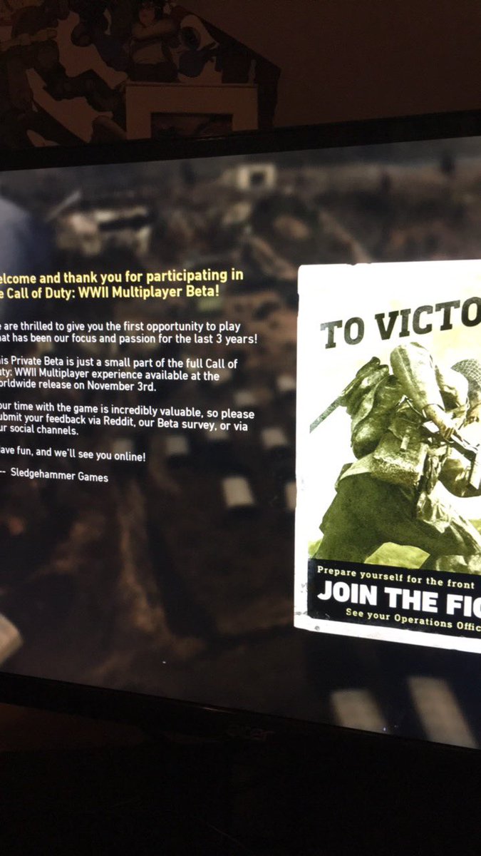 GothixTV's tweet photo. Ill be #streaming the #CallofdutyWW2 beta in a few minutes! #twitch https://t.co/1axIwT1lk2 #callofdutu https://t.co/mK3t53na3c