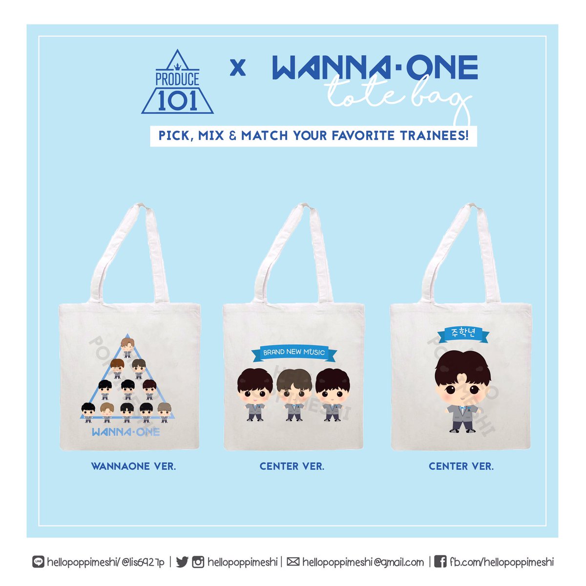 hellopoppimeshi's tweet photo. @SmileyHams @sgXCLUSIVE Hiiii [pls RT] open PO #WANNAONE #PRODUCE101 merch ready on 14 Sept #WannaOneinSG https://t.co/HKLDs2oi8m https://t.co/jqPvFGk4g1