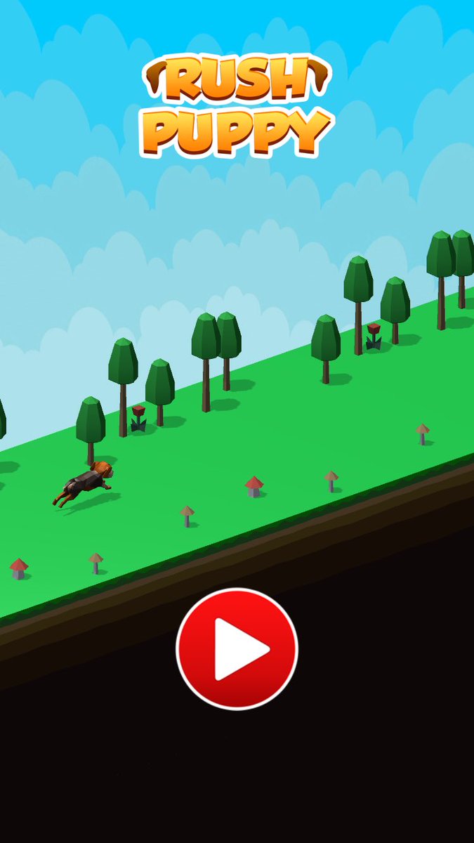 Hiroalex75's tweet photo. My new game #RushPuppy is almost finished and I can't wait to launch it! #addictive #indiegame #puppy #screenshotsaturday https://t.co/2lnrJzL3pP