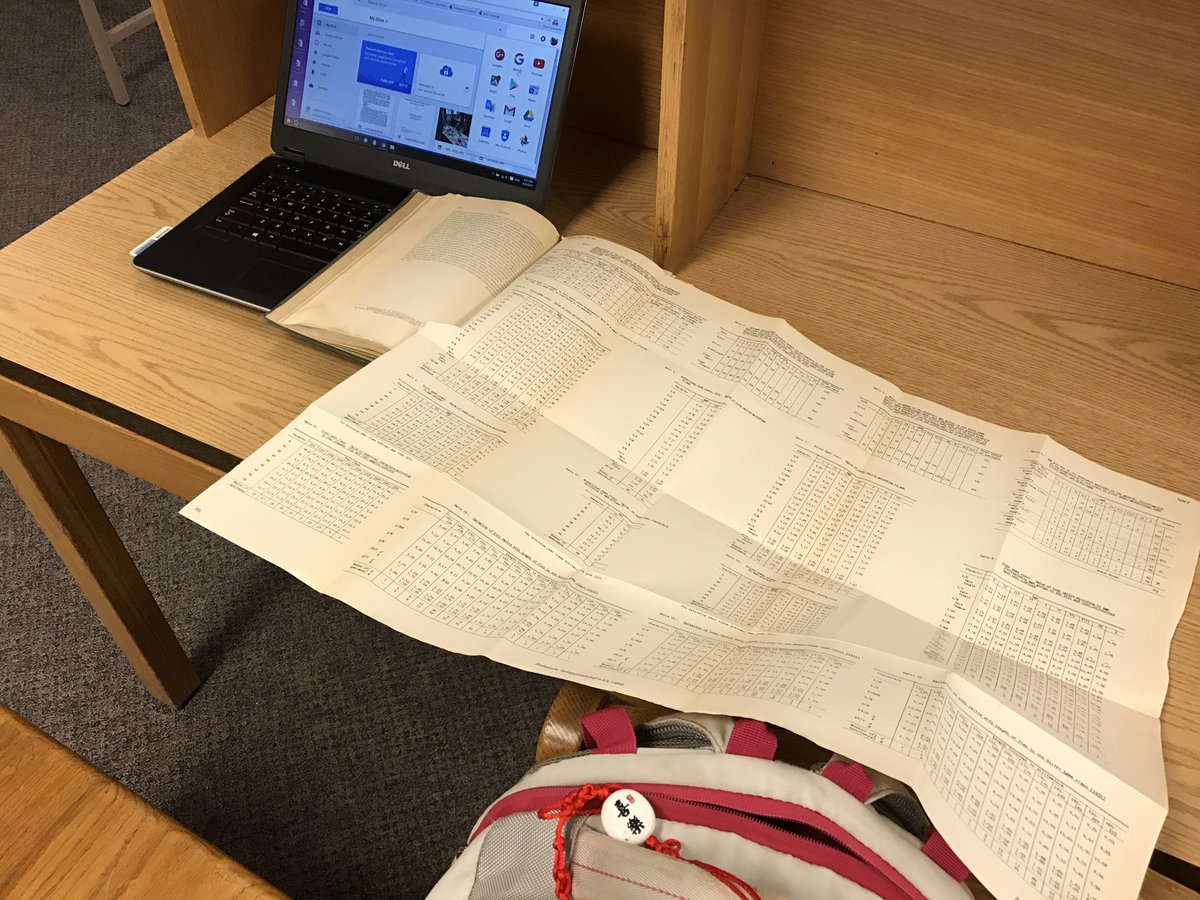 Dr_KaoYC's tweet photo. Photo copying Hile's (1938) 61 tables for cisco morphometry in Wisconsin lakes https://t.co/mDWZMdijLI #UMichLibrary #Coregonid2017 https://t.co/zQGzMNnn08