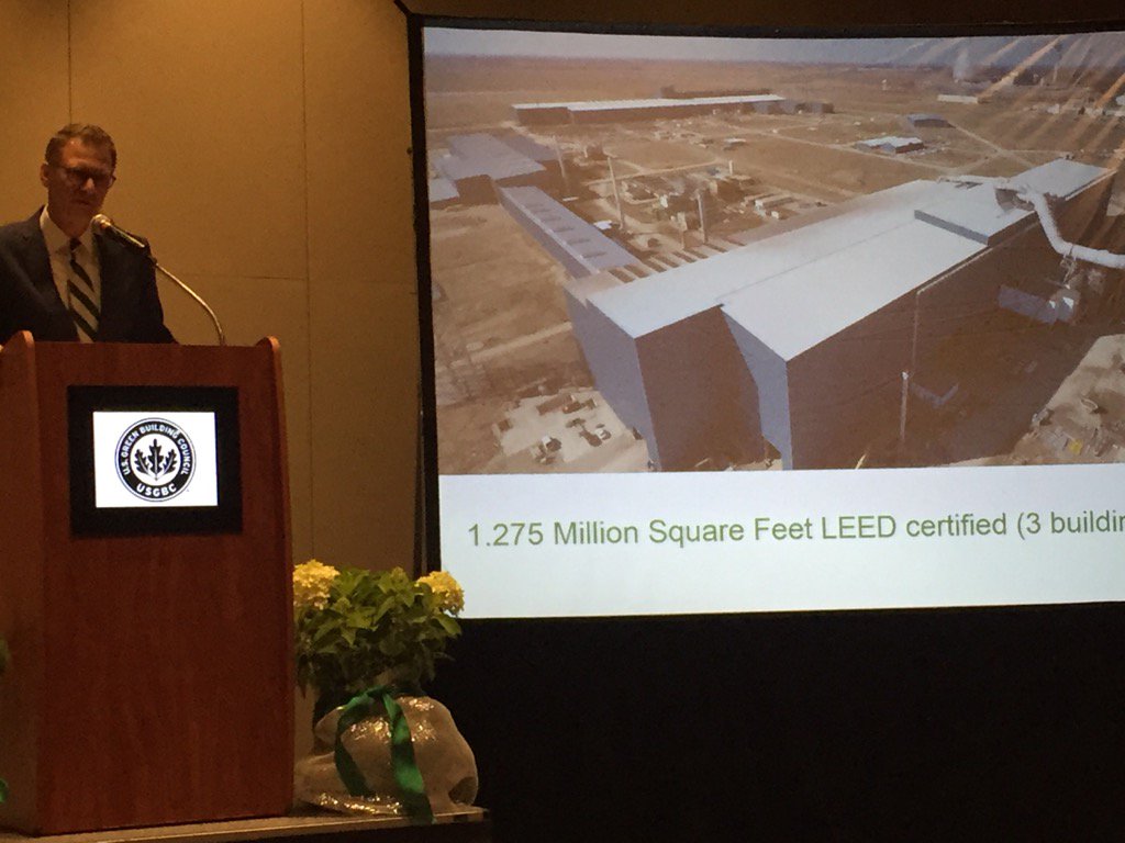 Big River Steel, Osceola AR wins @usgbc_ar Green Building of the Year! Way to represent NEA!