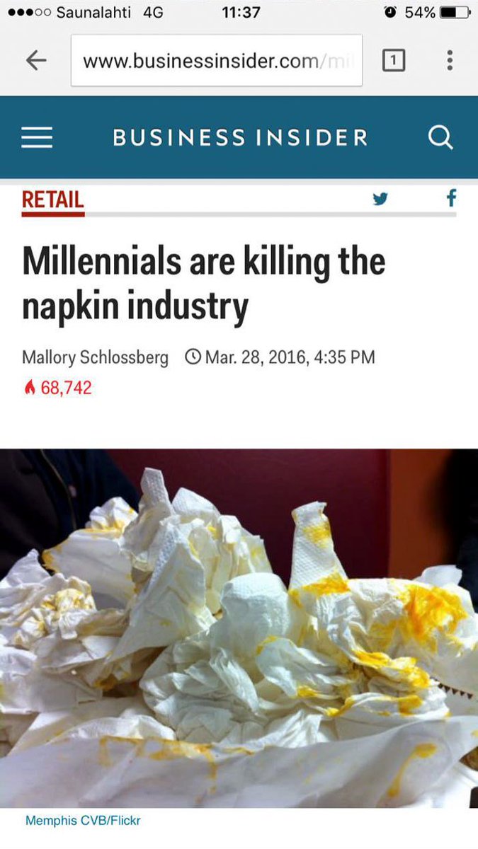 Millennials are ____ tweet media