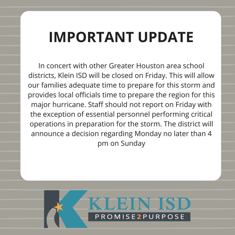 KleinISD's tweet photo. https://t.co/q9OtyEUgwX