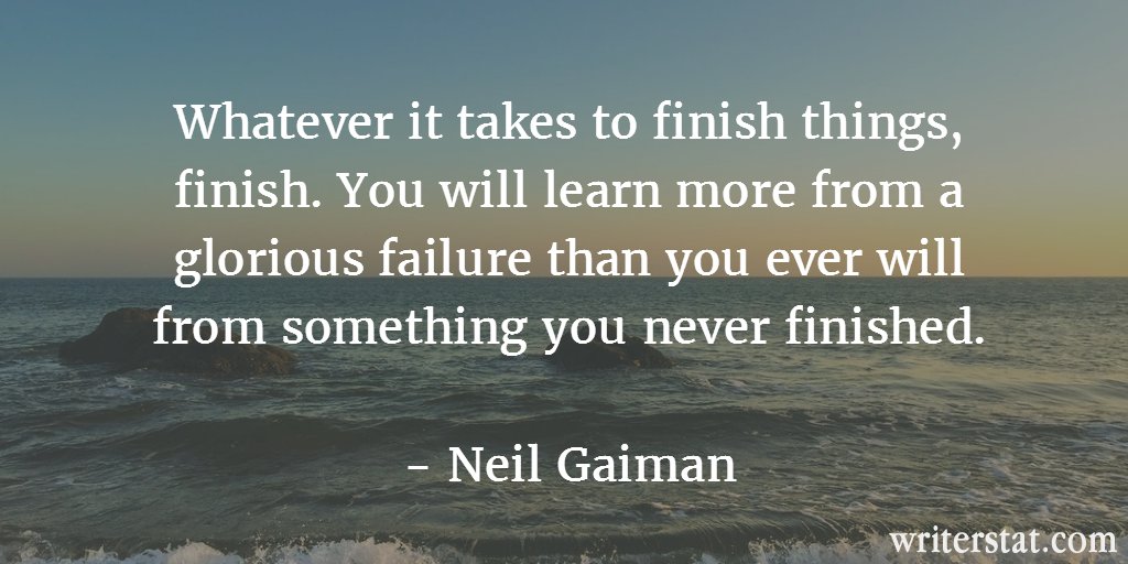 Never panic when writing a novel &amp; always try to finish it, even if it goes into a drawer. It's a good habit to have. #amwriting Writing