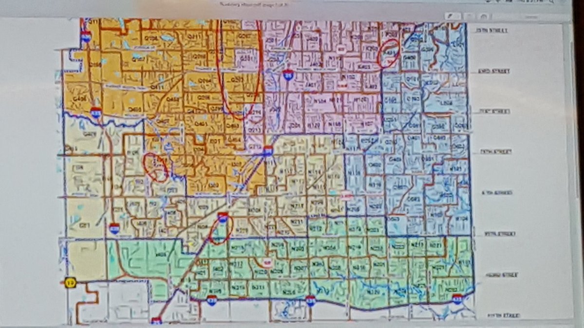 SMAC_PTA's tweet photo. Open forum: Concern by parents who live in one BOE rep area yet cannot vote for that BOE rep. (see red ovals) https://t.co/4oPFTPqfxW