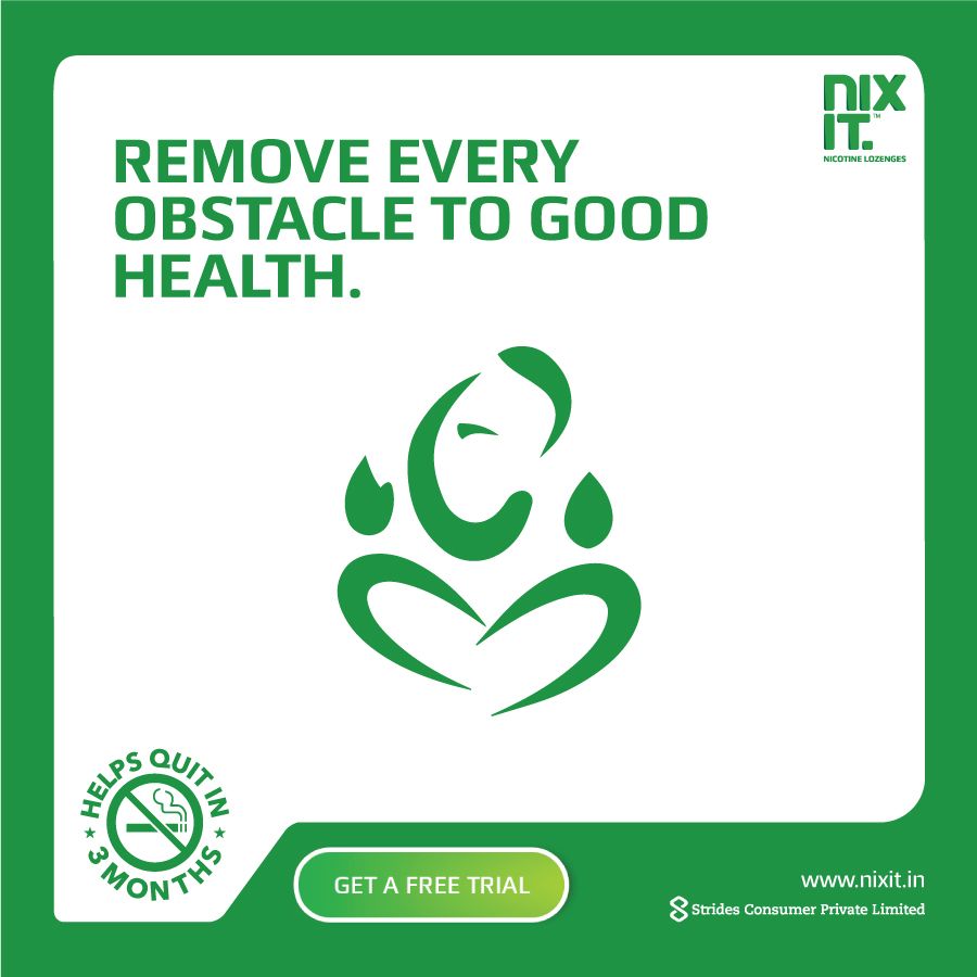NixitIndia's tweet image. Quit Smoking With NIXIT Nicotine Lozenges. 
Give Your Quit Journey An Auspicious Start This #GaneshChaturthi!
#QuitSmart