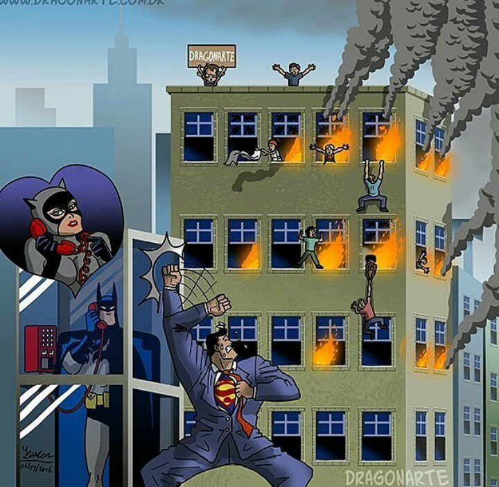 #NoFimDoMundoEu

Deixa o Batman, Super kkkk