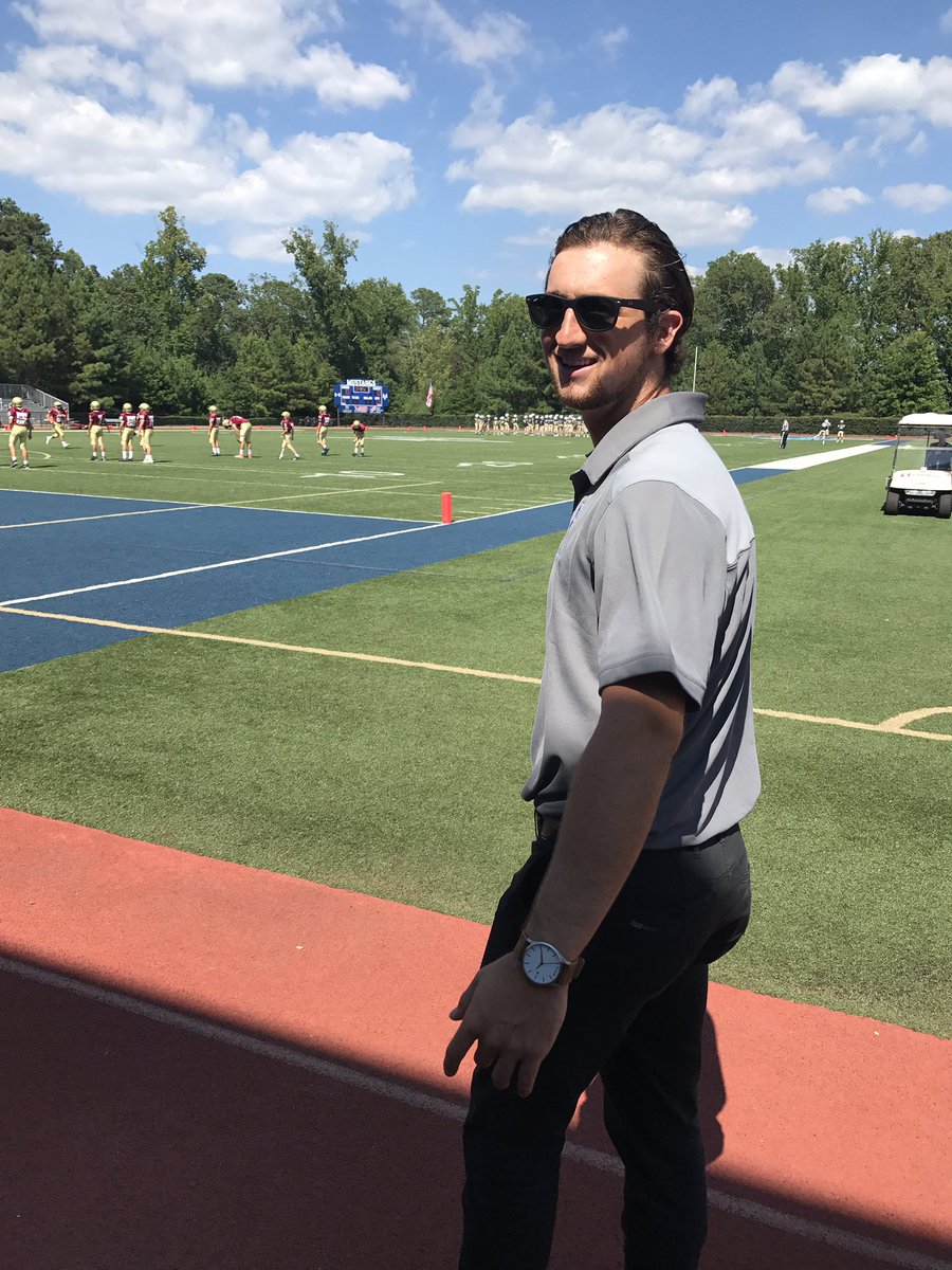 DustyBennett's tweet photo. @cmanning717 working hard @MV_Athletics...game management today for multiple events! #Internship2017 @GSUSportsAdmn https://t.co/eYziMRqgY3