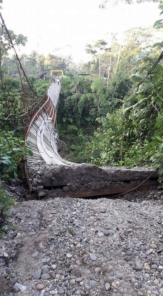 JHIM_85's tweet photo. #MoronaSantiago

DOS FALLECIDOS DEJA ACCIDENTE EN RÍO PANKI

El mal estado de un puente colgante sobre el río Panki en el  Canton #Taisha https://t.co/Ypi50wWRAb