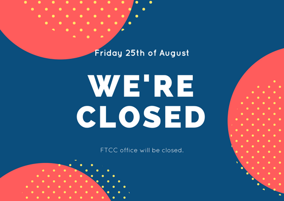 PromosalonsTHAI's tweet photo. Good Morning! Today the FTCC is off and our office is closed. Have a great weekend and see you on Monday :-) https://t.co/2ldlKJKSOd