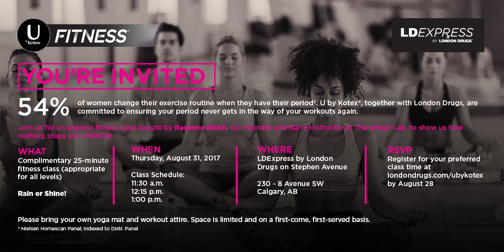 LD_Heritage's tweet photo. You're invited to join us for an express fitness class Aug 31 at @LD_Express1  https://t.co/9NjCayEwyV https://t.co/kHyHPIv1OM