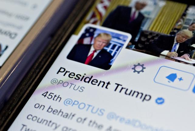 adage's tweet photo. Without @realDonaldTrump, @Twitter could lose almost a fifth of its value. https://t.co/OOPPPUEt0T https://t.co/iRsn3FnRYU