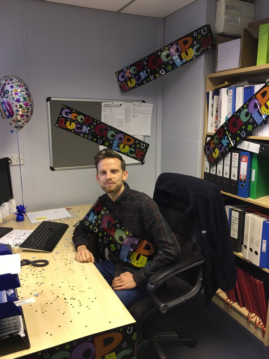Today is Tom's last day at OSA. He's starting a new adventure &amp; we wish him all the best! Be sure to drop him a call today! #GoodLuck 🍀