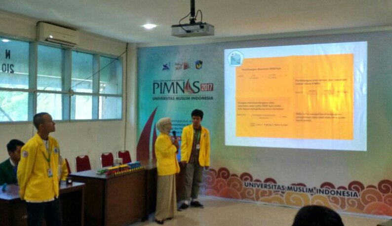 Wakil PNJ dalam acara Pekan Ilmiah Mahasiswa Nasional (PIMNAS) ke-30 di UMI Makasar, semoga bisa menjadi juara.
