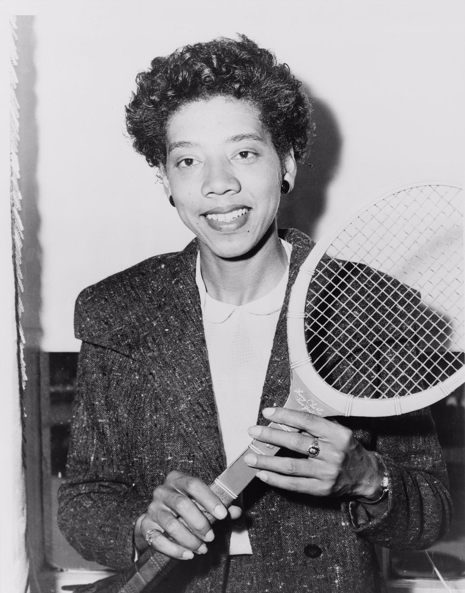 MoorInformation's tweet photo. August 25 1926 — First Black Wimbledon champion, Althea Gibson, born in Silver, South Carolina. She passed away at 76. https://t.co/RWrZ4BlL43
