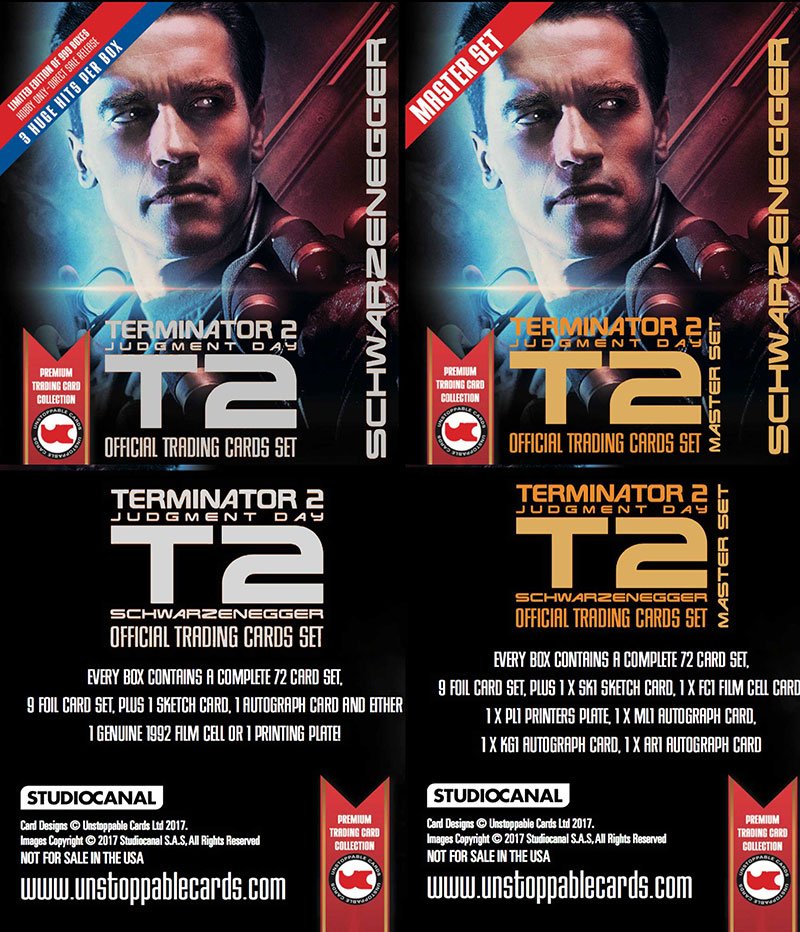 #terminator2 UK Limited Edition Trading Cards Ship September in UK from <a href="/unstoppablecard/">Unstoppable Cards</a> unstoppablecards.com not for sale in the USA.