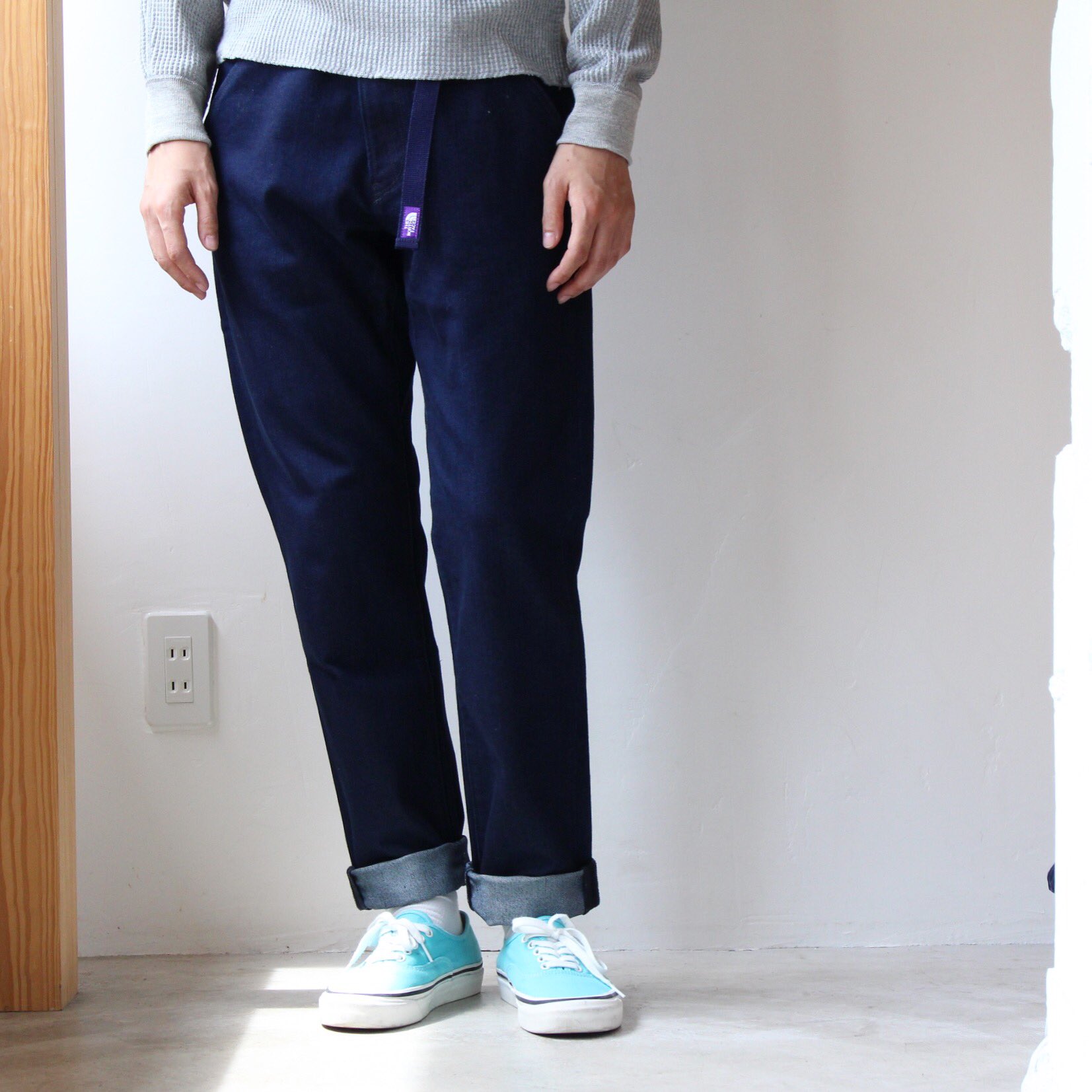Webbing belt store denim pants