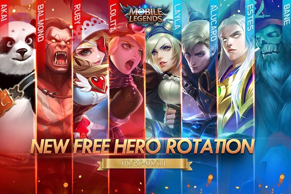 Mobile Legends free heroes – weekly rotation