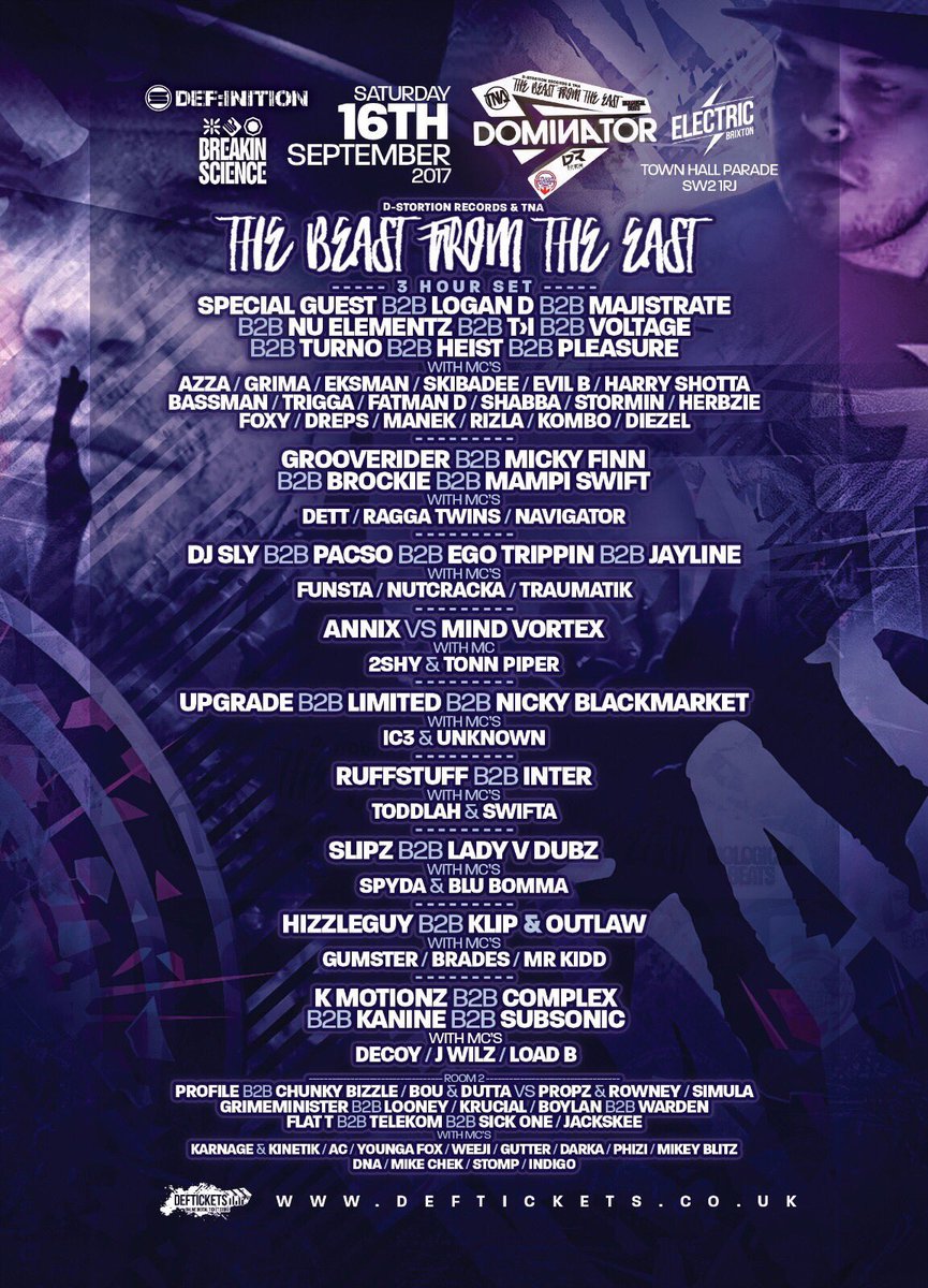 DJPleasurednb's tweet image. If you ain't got a ticket yet, best get on it as they are going to sell out fast! #RIPDom