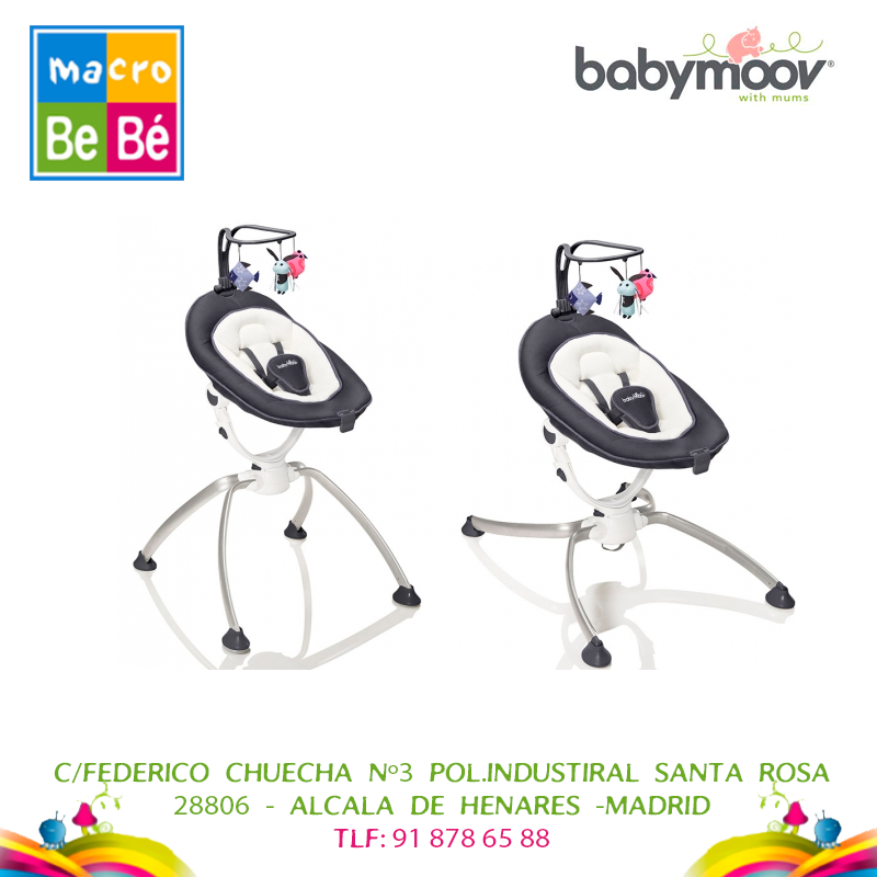 MacroBeBe's tweet photo. #Tumbona Swoon Up @BabymoovES, cuenta con sistema de plegado simple y respaldo y base regulables.
¡Perfecta para vivir momentos en familia! https://t.co/79j7oIVu2j