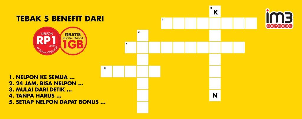 Im3ooredoosmp's tweet photo. jawab 5 kata yg di kolom berikut dengan benar. 2 pemenang yg beruntung akan mendapatkan pulsa 10K yg diumumin besok pagi! #TTSpulsa https://t.co/DMfFjxASdR