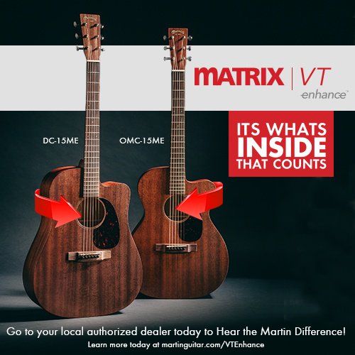 MartinGuitar's tweet photo. Adds dimension, resonance, and body to the amplified tone of the guitar.
Explore the #VTEnhance: https://t.co/mthMRTVelz @Fishman_Music https://t.co/LmCPb42qR4