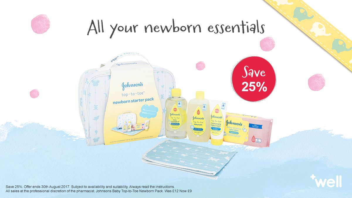 johnson's top to toe starter pack