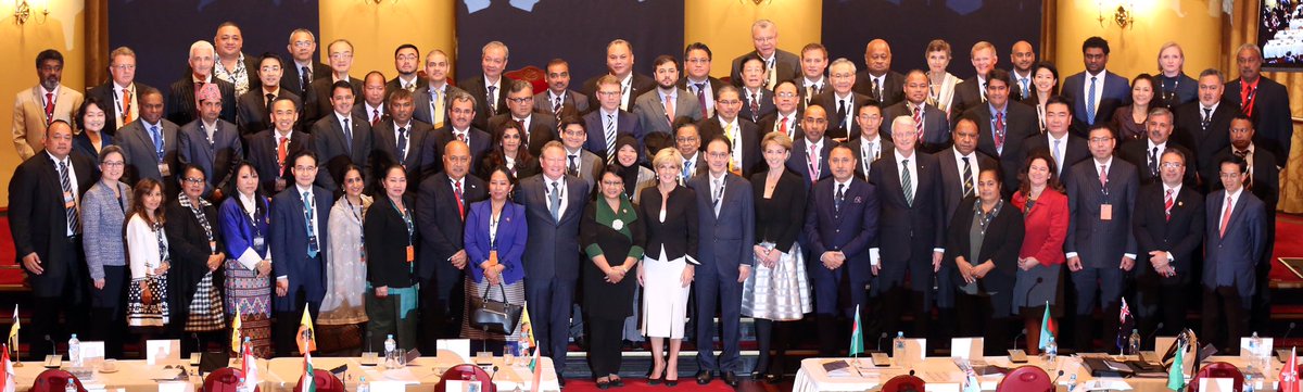 HonJulieBishop's tweet photo. Government &amp; business leaders from 45 #BaliProcess countries &amp; 3 @UN orgs working to prevent, combat &amp; eradicate #modernslavery #Perth https://t.co/TzmlS80umB