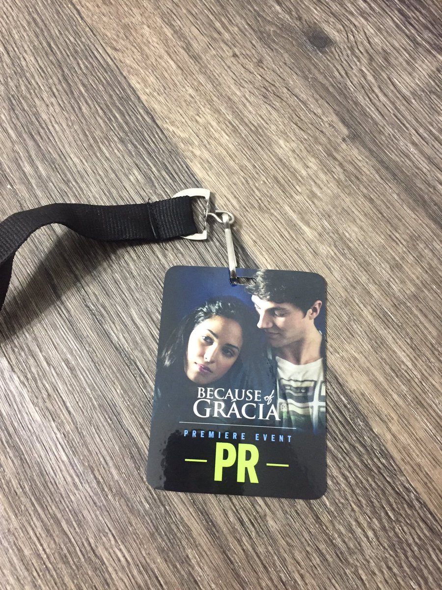 samdenlinger's tweet photo. And that's a wrap on the #BecauseofGracia premiere! https://t.co/coBL8V363Y