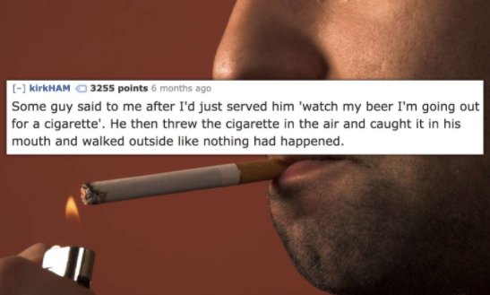 memes_7t's tweet photo. 15 Bartenders Reveal the Craziest Things They've Seen Drunk People Do https://t.co/YAxLOgNAhG https://t.co/6ePbOU2Ihz