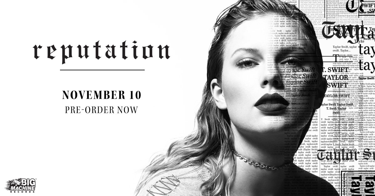BigMachineUK's tweet image. The wait is over… Pre-order reputation, the new album from Taylor Swift, now. 

smarturl.it/TSreputation